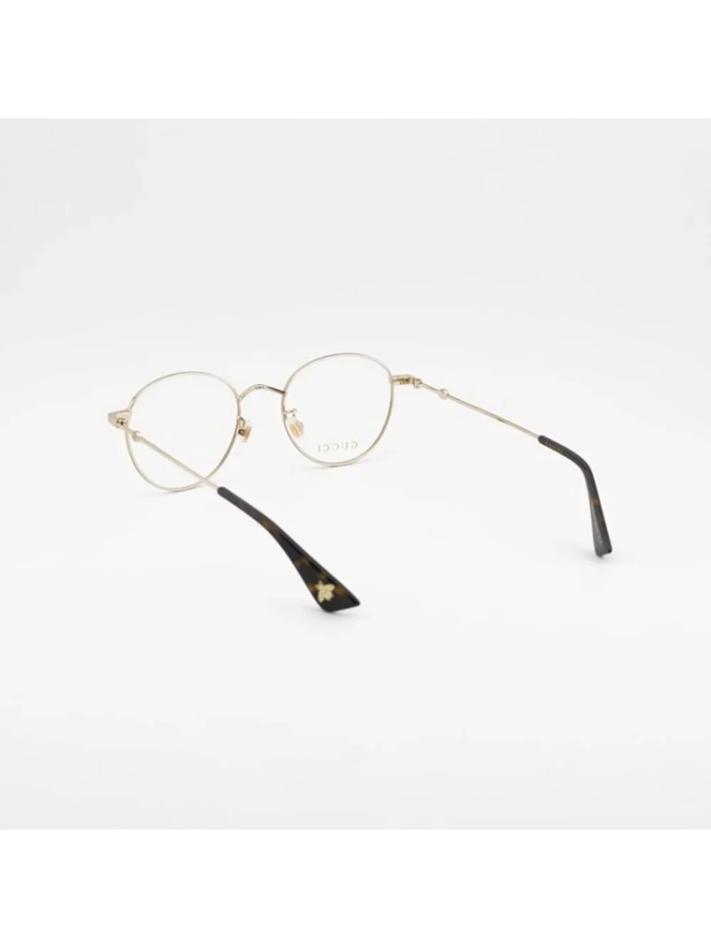 Gucci GG0607OK 001 Eyeglasses Gold 50mm Round Frame